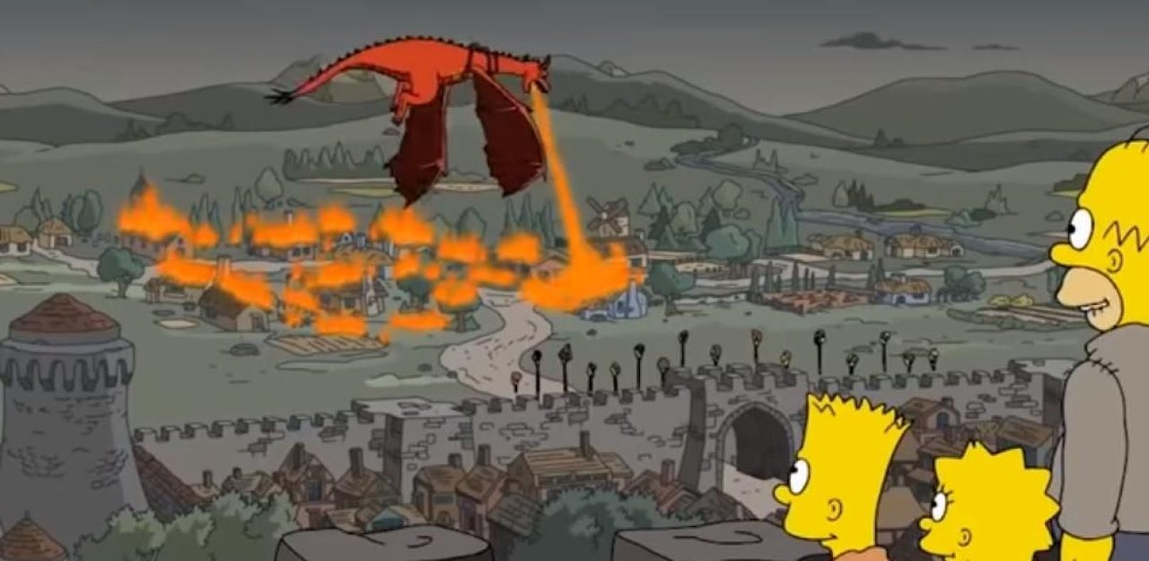 Simpsons sagten das Ende von King's Landing vorher