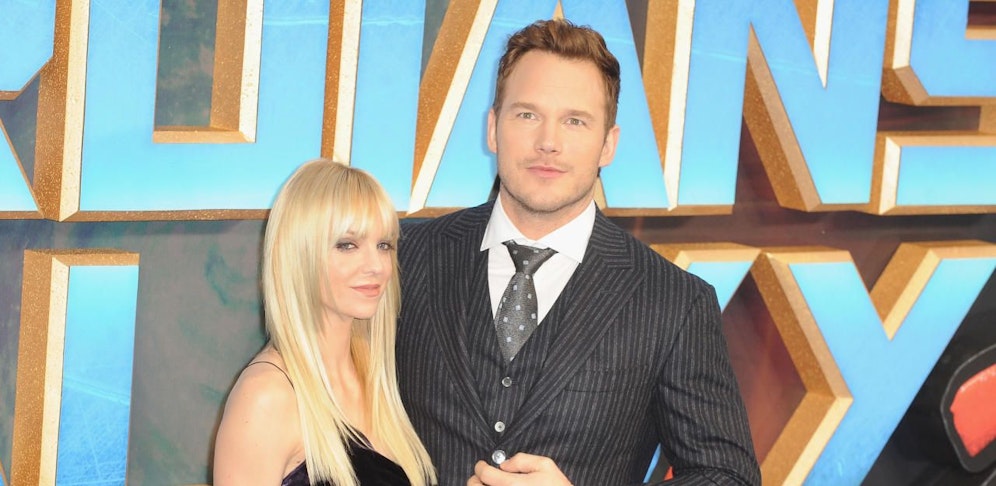 Anna Faris und Chris Pratt beim European Gala Screening von "Guardians of the Galaxy, Vol. 2" am 24. April 2017. 