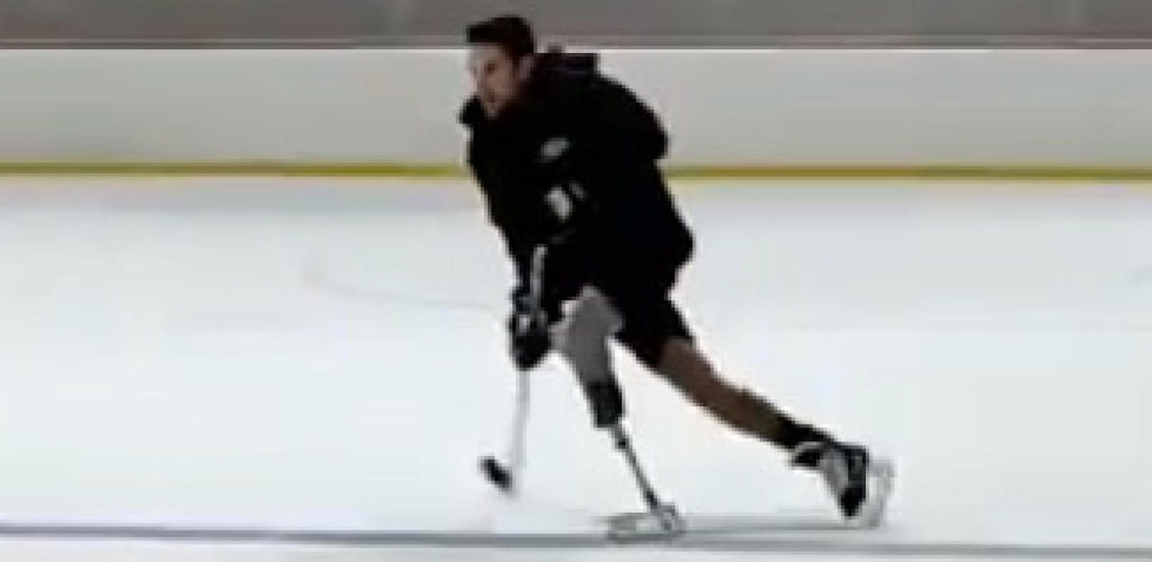 Bein weg, aber NHL-Star gibt Comeback am Eis