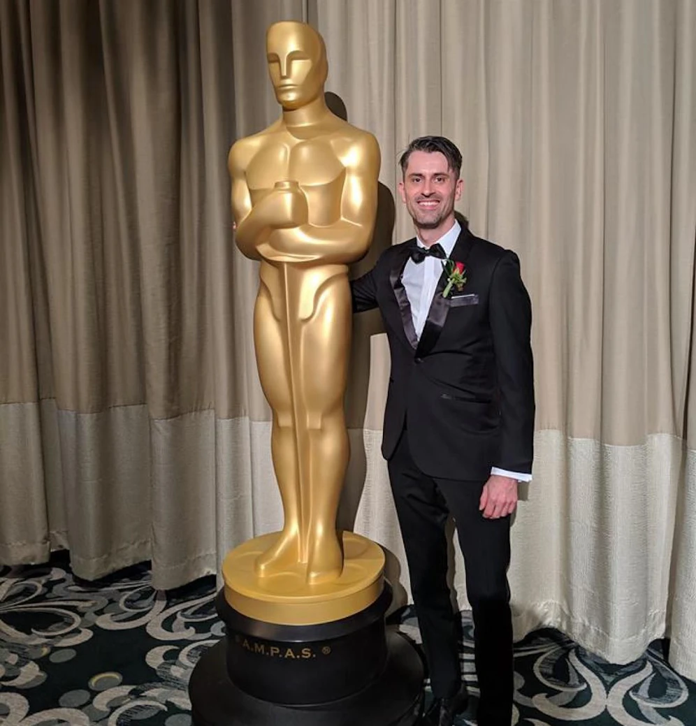 Bernd Bickel holte sich jetzt seinen Technik-Oscar in L.A. ab.