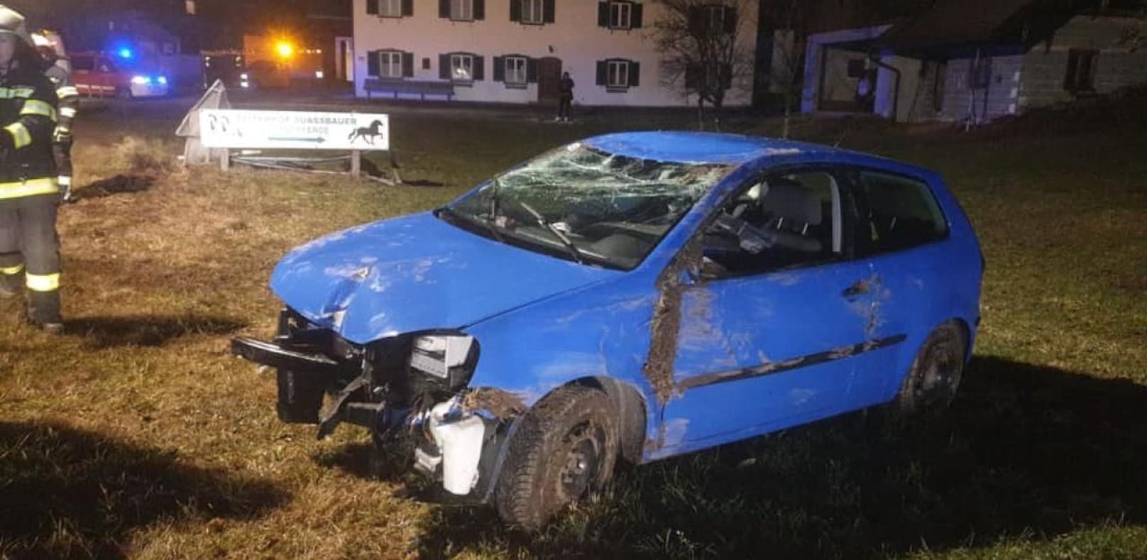 In St. Wolfgang überschlug sich ein Alkolenker (51) mit dem Auto. Er musste den Führerschein abgeben. 