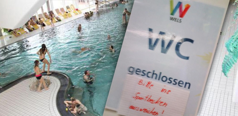 Im Welser Welldorado rätseln die Gäste über dieses Bild.