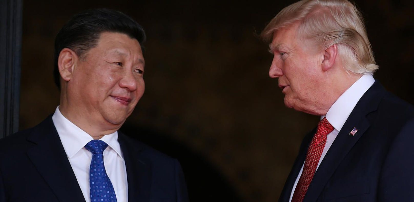 US-Präsident Donald Trump mit Chinas Staatschef Xi Jinping.