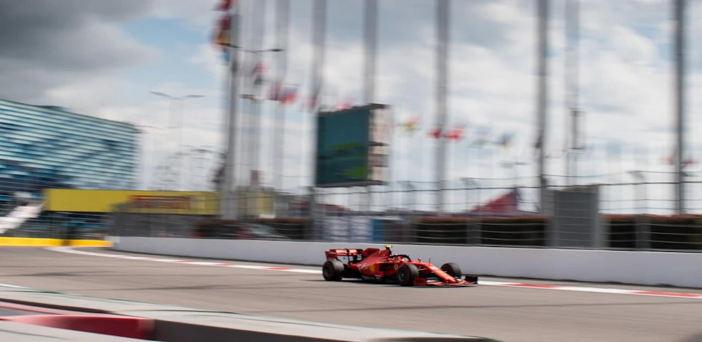 Ferrari-Pilot Charles Leclerc in Sotschi.