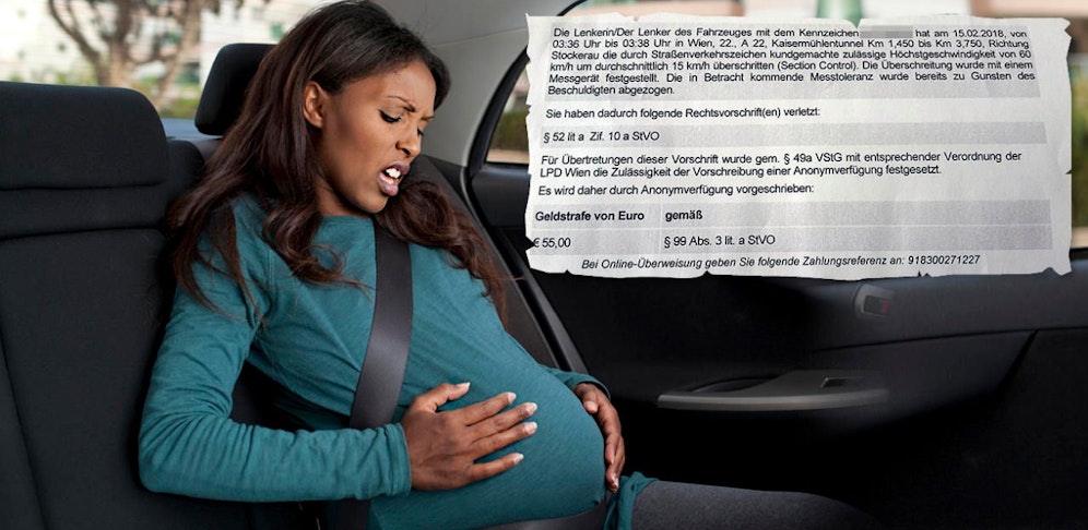 Weil er 15 km/h zu schnell unterwegs war, muss Matthias H. 55 Euro Strafe zahlen.