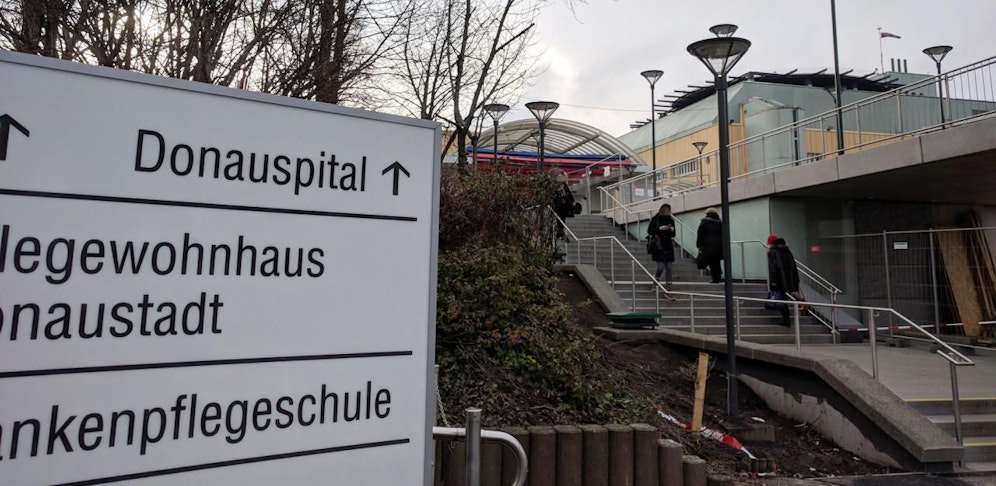 Der Mann verlor im Donauspital komplett die Nerven.