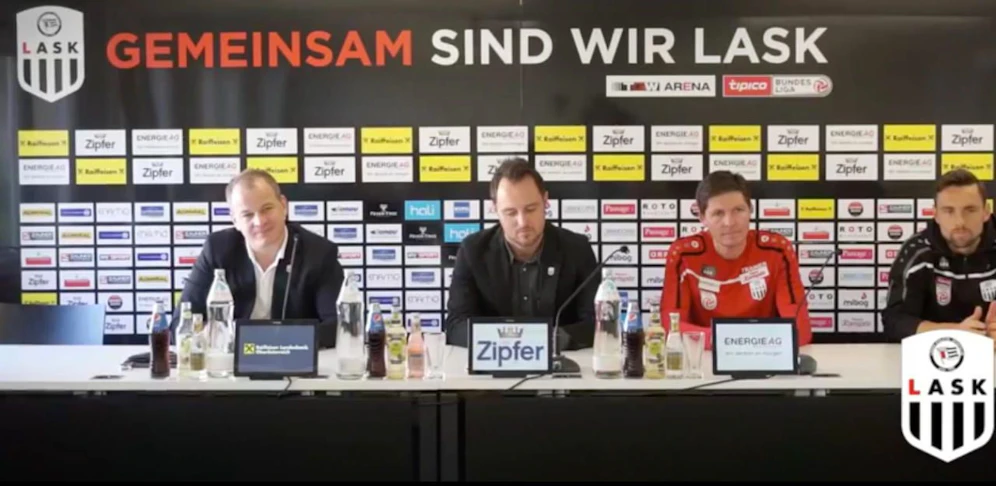 LASK-Pressekonferenz mit Oliver Glasner