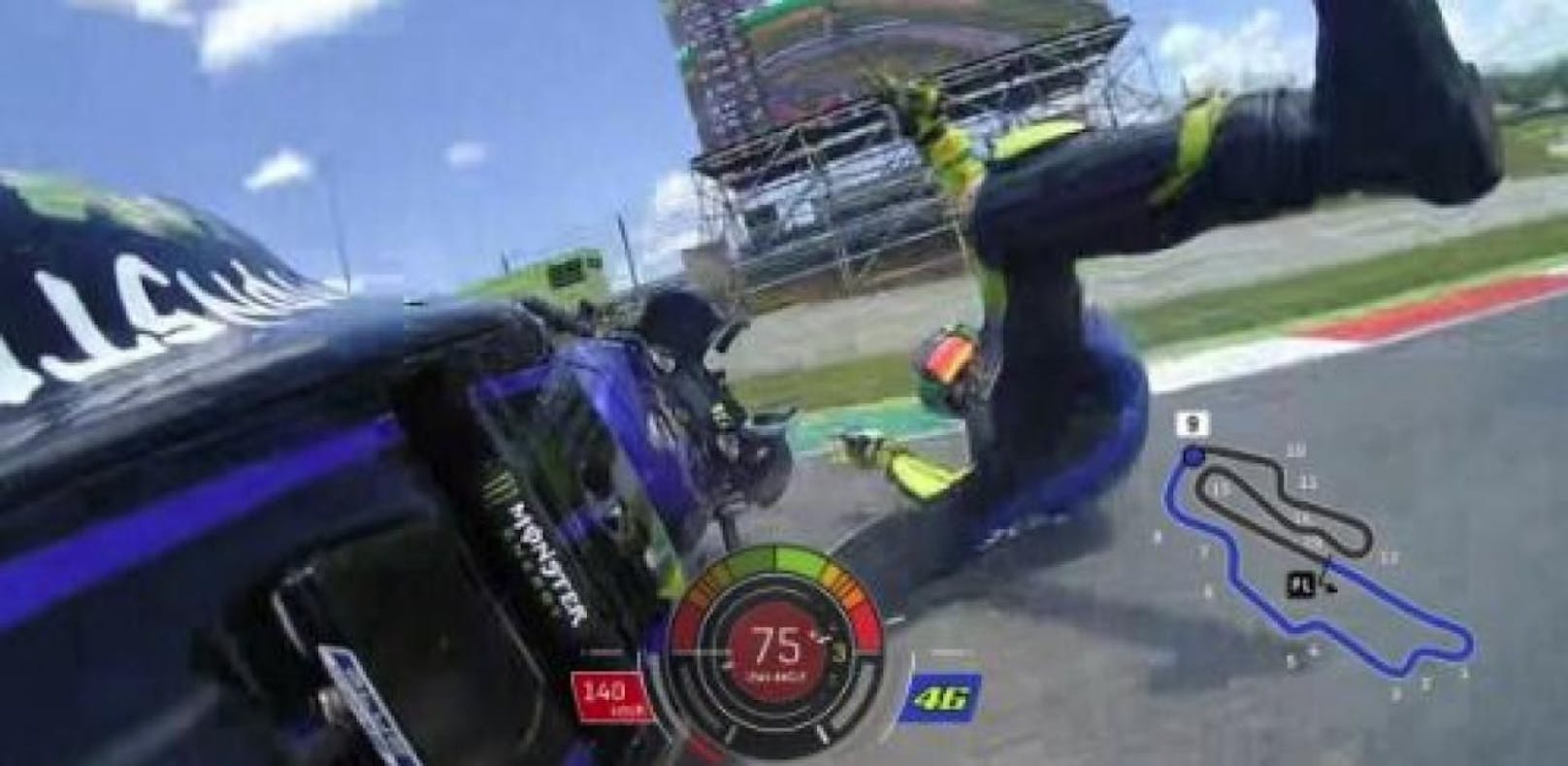 Rossi schockt mit Crash, Petrucci siegt in Mugello