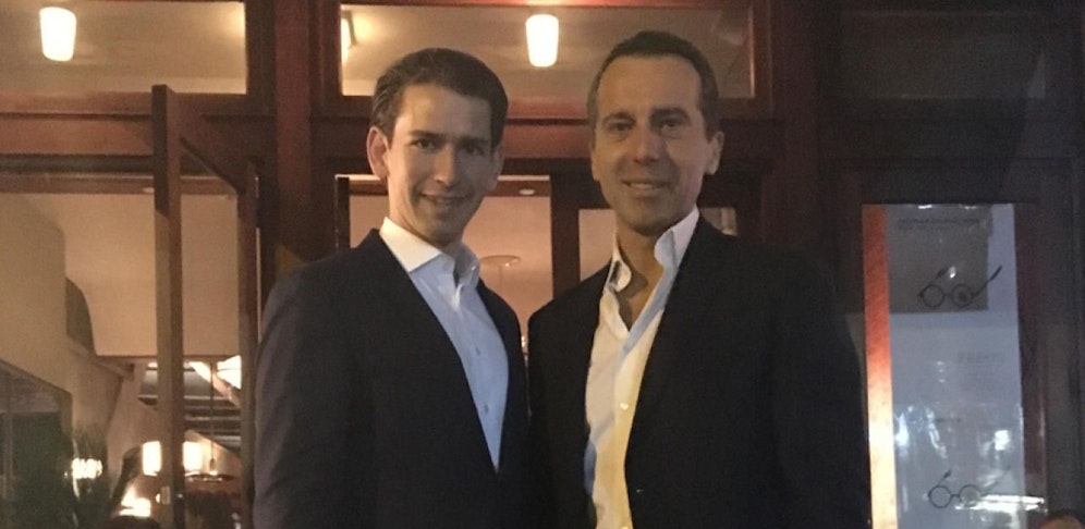 Schaut so die neue Regierungsspitze aus? Als Kurz und Kern vergangenes Jahr gemeinsam die UN in New York besuchten.