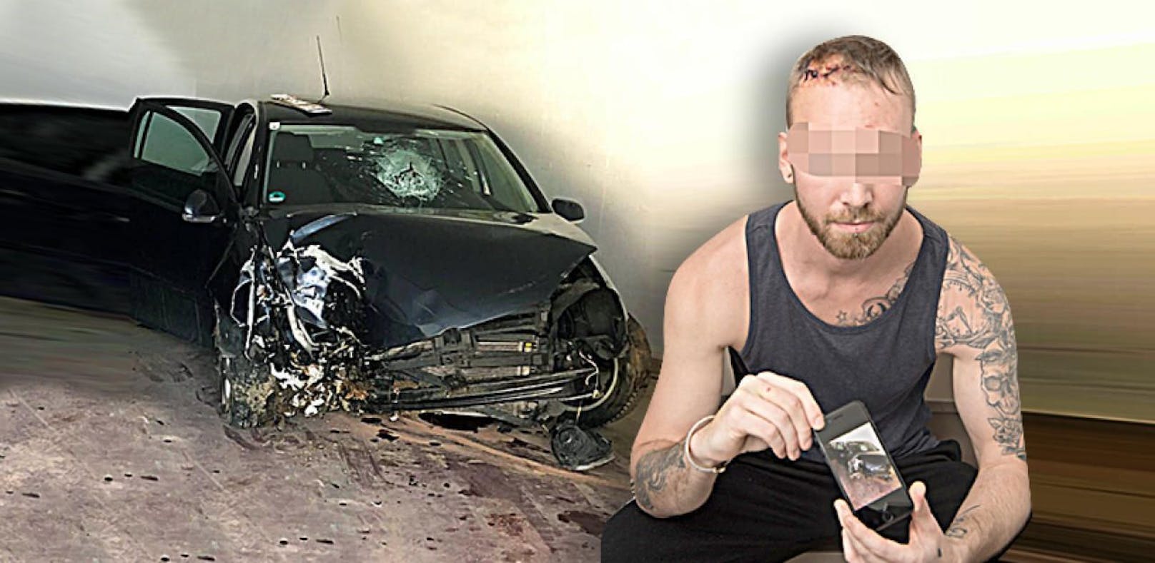 Unfall-Lenker (30) jagt im Internet Fahrerflüchtigen