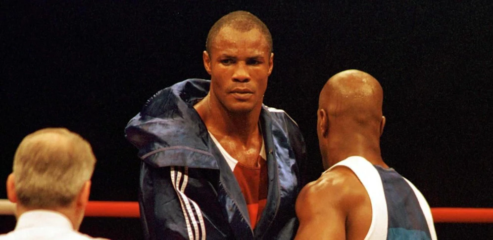 Félix Savón bei den Olympischen Sommerspielen in Sydney 2000.
