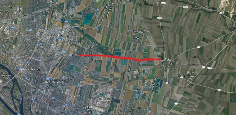 Die Breitenleer Straße ist aufgrund eines Brandes gesperrt