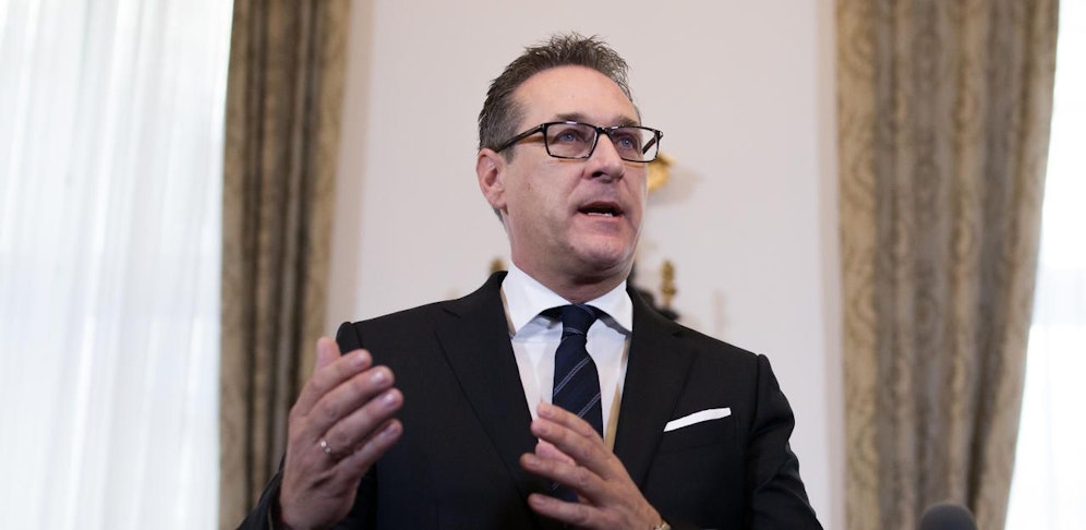 Vizekanzler Heinz-Christian Strache (FPÖ).
