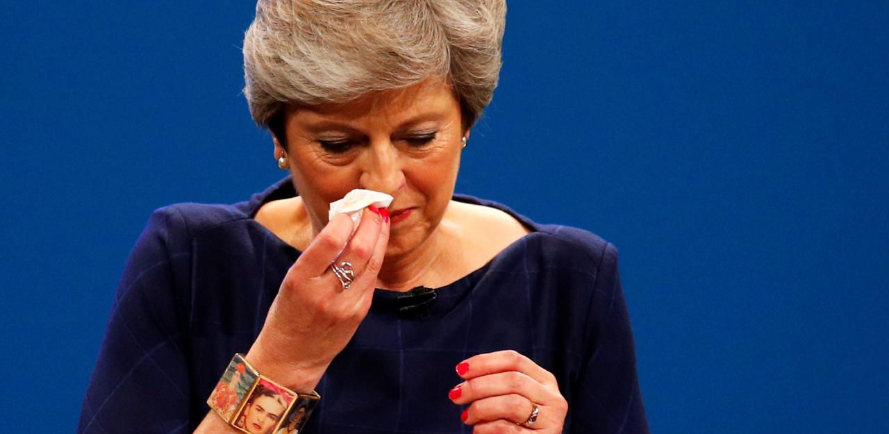 Heute.at - Bei dieser Rede ging für Theresa May alles schief