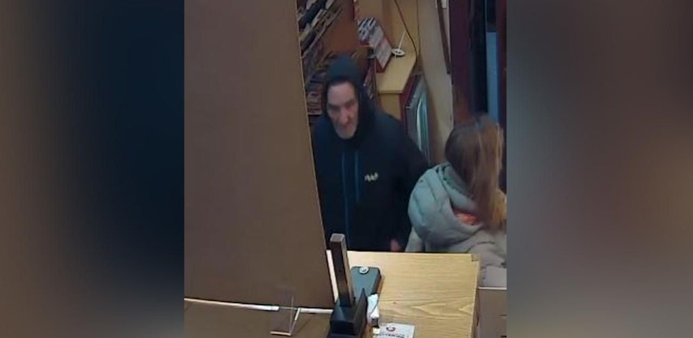 Der gesuchte Verdächtige.