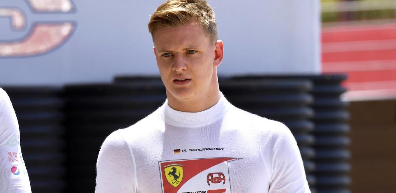 Mick Schumacher im Rahmen seiner Testfahrten für Ferrari.