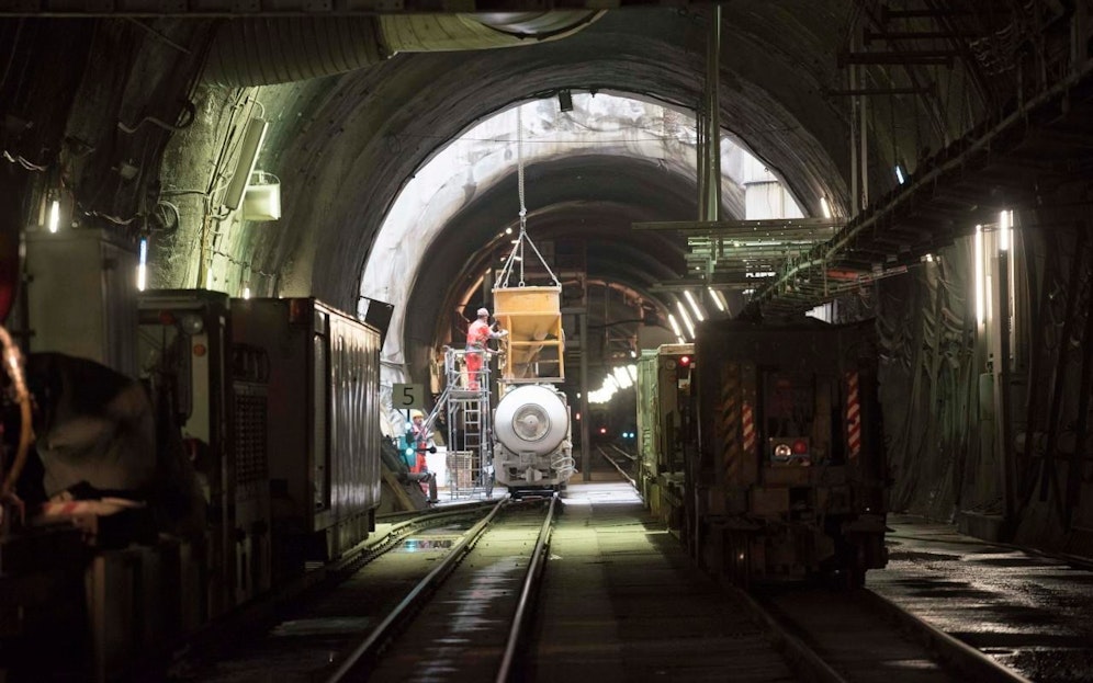 Blick in den Koralmtunnel