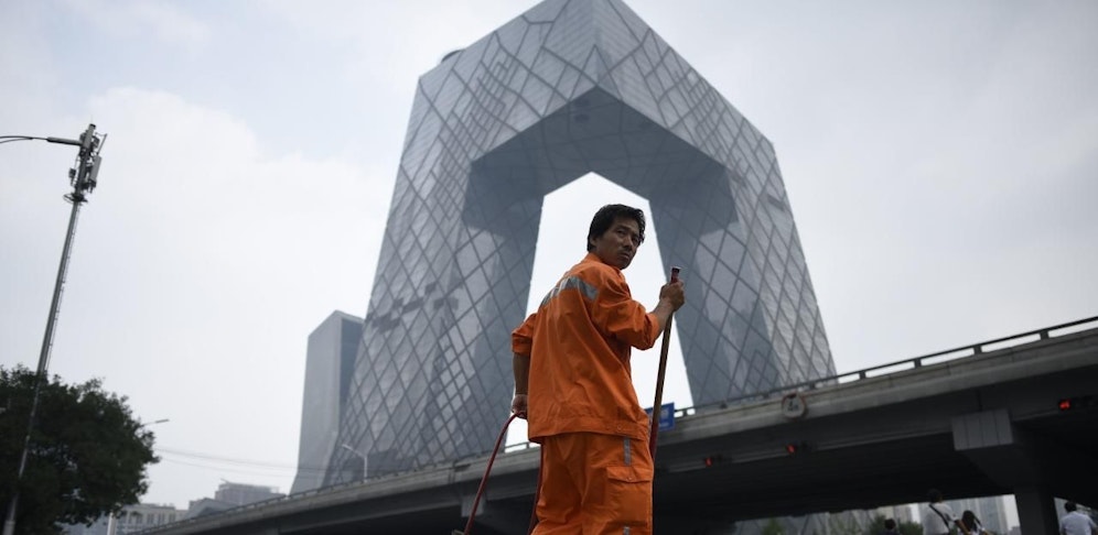 Die "Große Unterhose" des Staatsfernsehens.