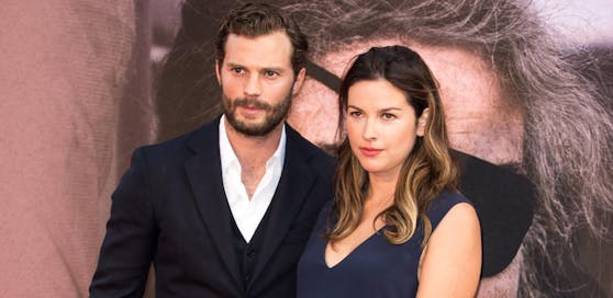 Jamie Dornan und seine schwangere Frau Amelia Warner am 20. Oktober 2018 bei der Europa-Premiere von "A Private War" in London.