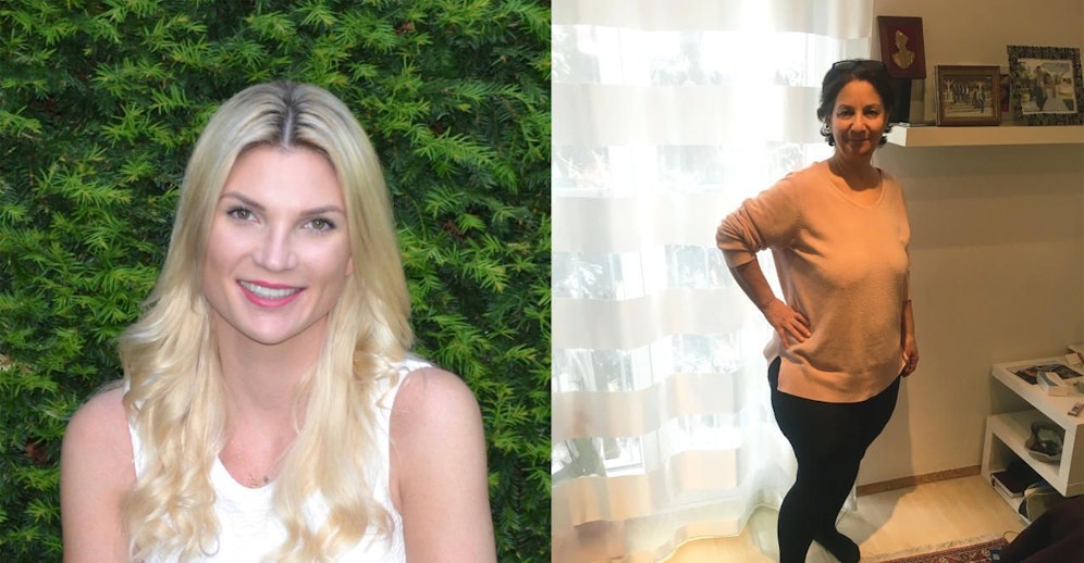 Schlankheitsspezialistin Beate Rothmund (l.) und die Wienerin Tannaz (verlor 18 Kilo).