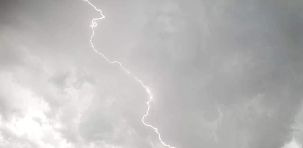 Über Niederösterreich braut sich ein Gewitter zusammen. 