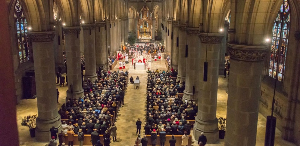 Die Zahl der Gläubigen in der römisch-katholischen Kirche geht weiter zurück.