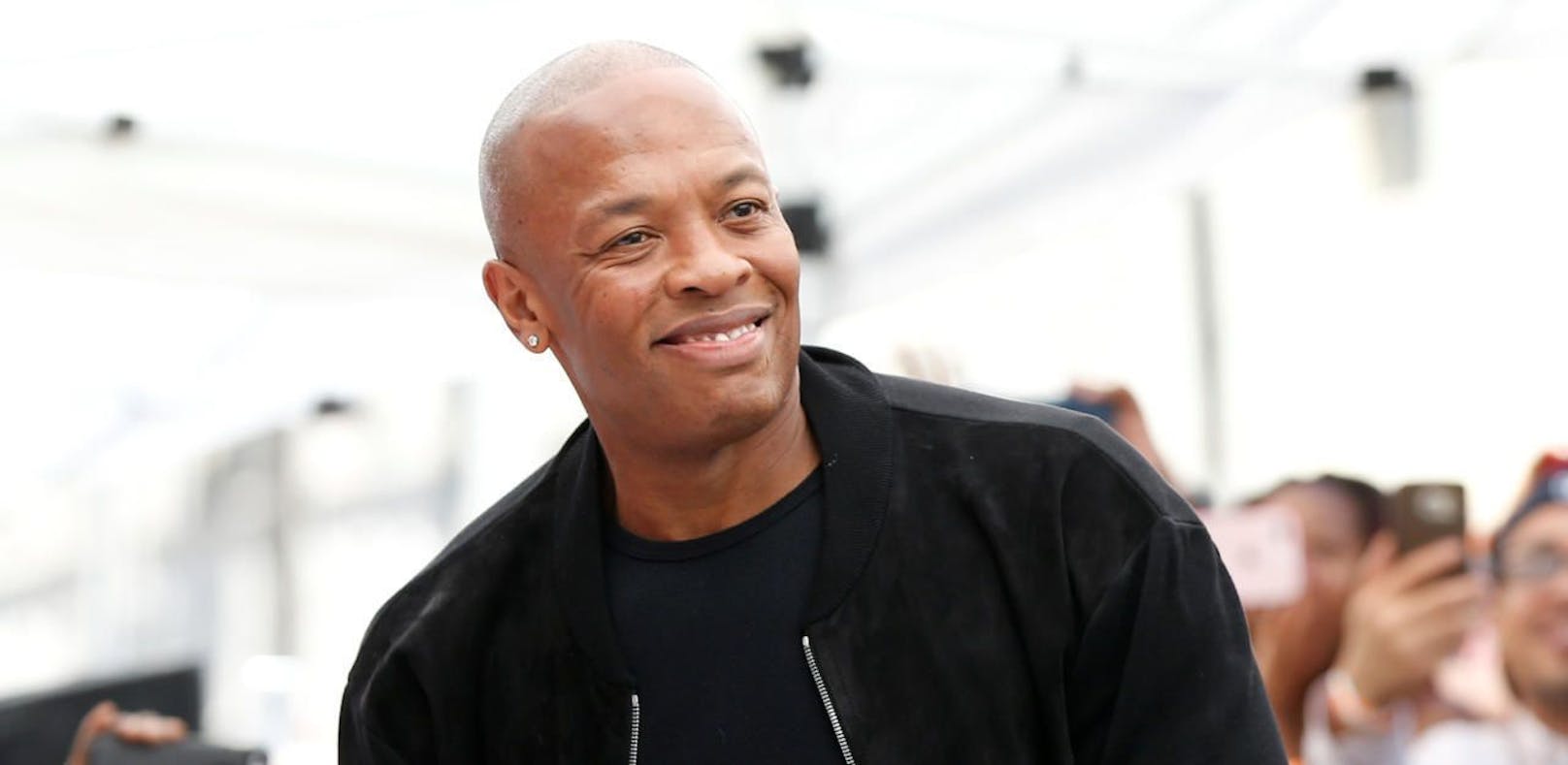 Dr. Dre bei der Enthüllung von Ice Cubes Stern am Hollywood Walk of Fame am 12. Juni 2017. 