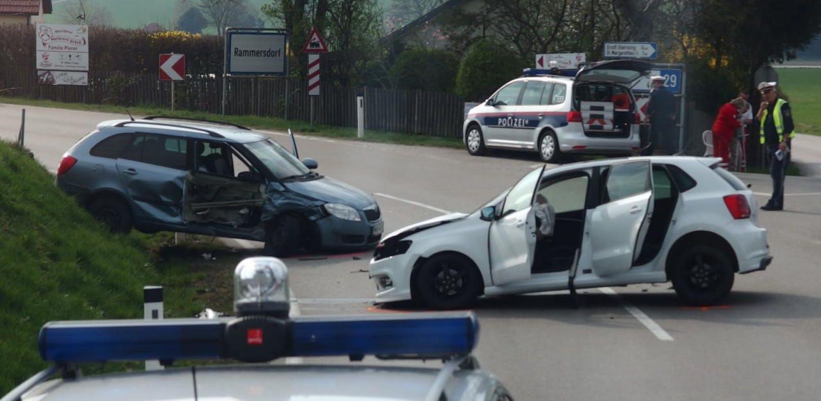 Unfall in Rammersdorf: 83-Jährige übersah Auto