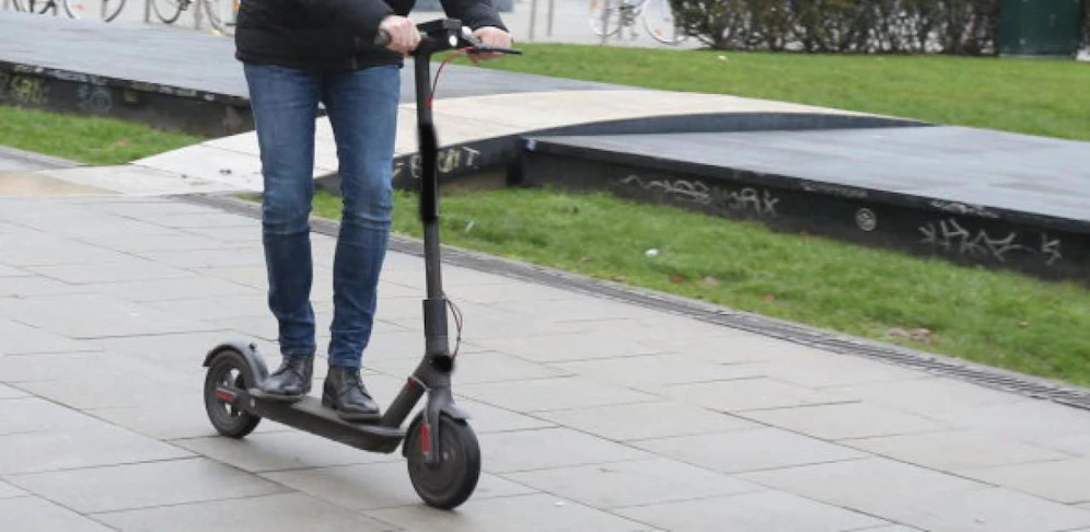 Die Touristin aus Tschechien war mit einem E-Scooter unterwegs.