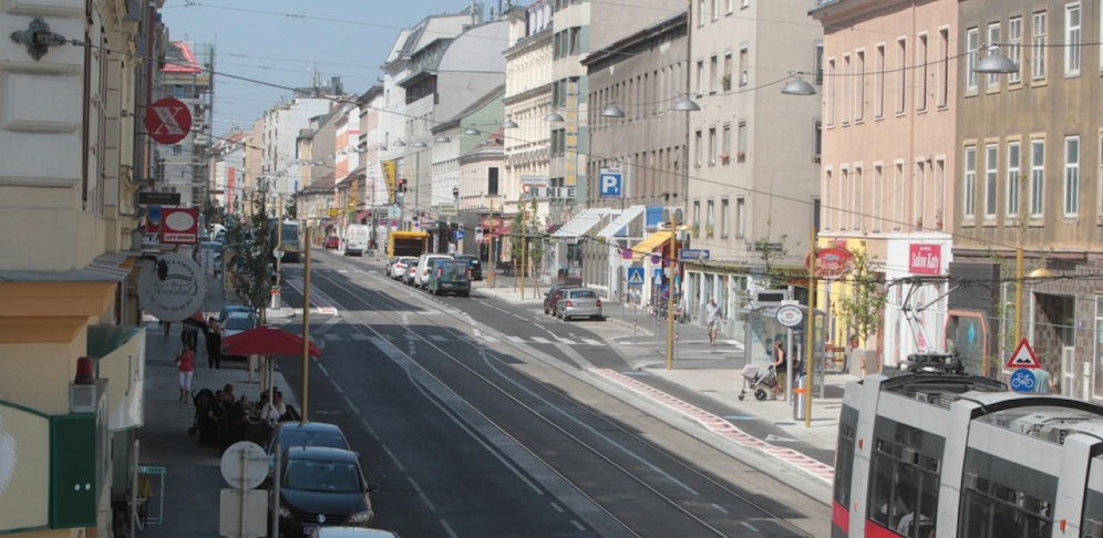 Die Ottakringer Straße im 16. Bezirk.
