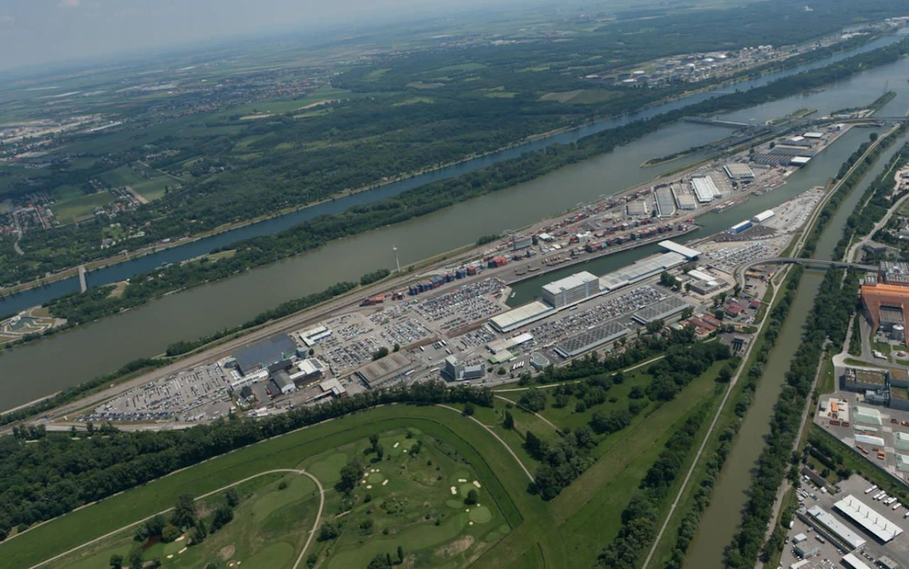 Der Hafen Wien ist als Wirtschaftsdrehscheibe weiter gewachsen.