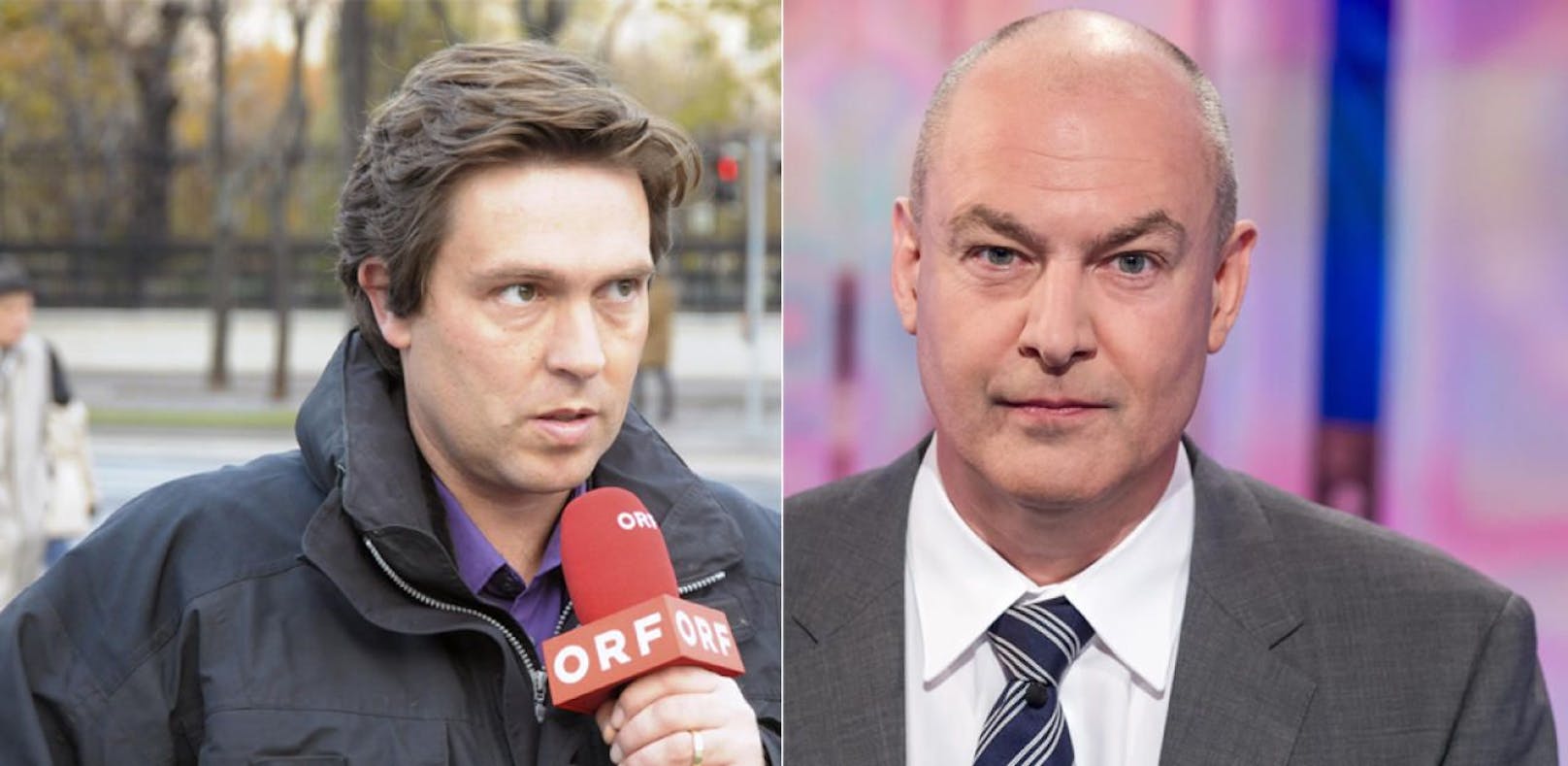 Die neuen Channelmanager des ORF: Links Matthias Schrom für ORF2, rechts Wolfgang Geier für ORF eins.