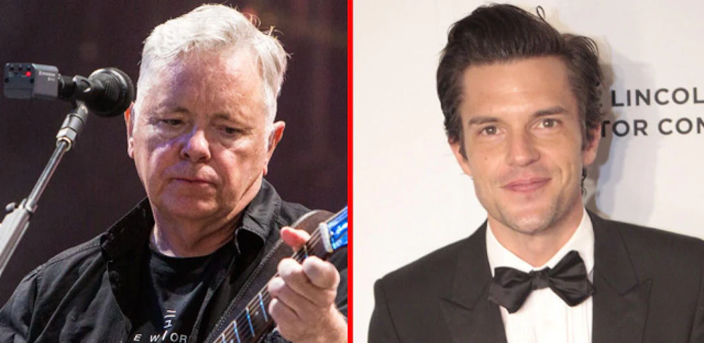 Bernard Sumner (li.) und Brandon Flowers