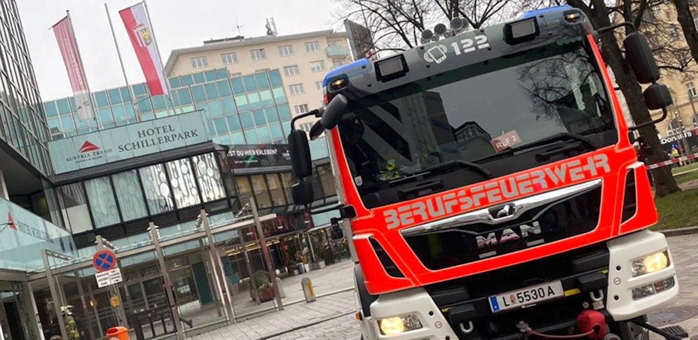 In Linz musste am Samstagvormittag die Feuerwehr ausrücken. 