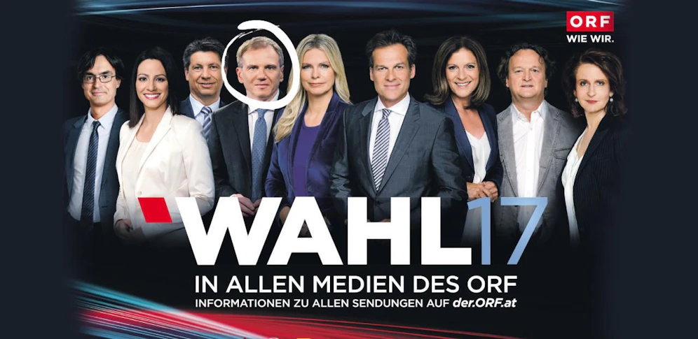 Hat sich ins Werbefoto "gedrängt": Armin Wolf zwischen Hans Bürger und Claudia Reiterer. 