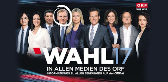 Hat sich ins Werbefoto "gedrängt": Armin Wolf zwischen Hans Bürger und Claudia Reiterer.