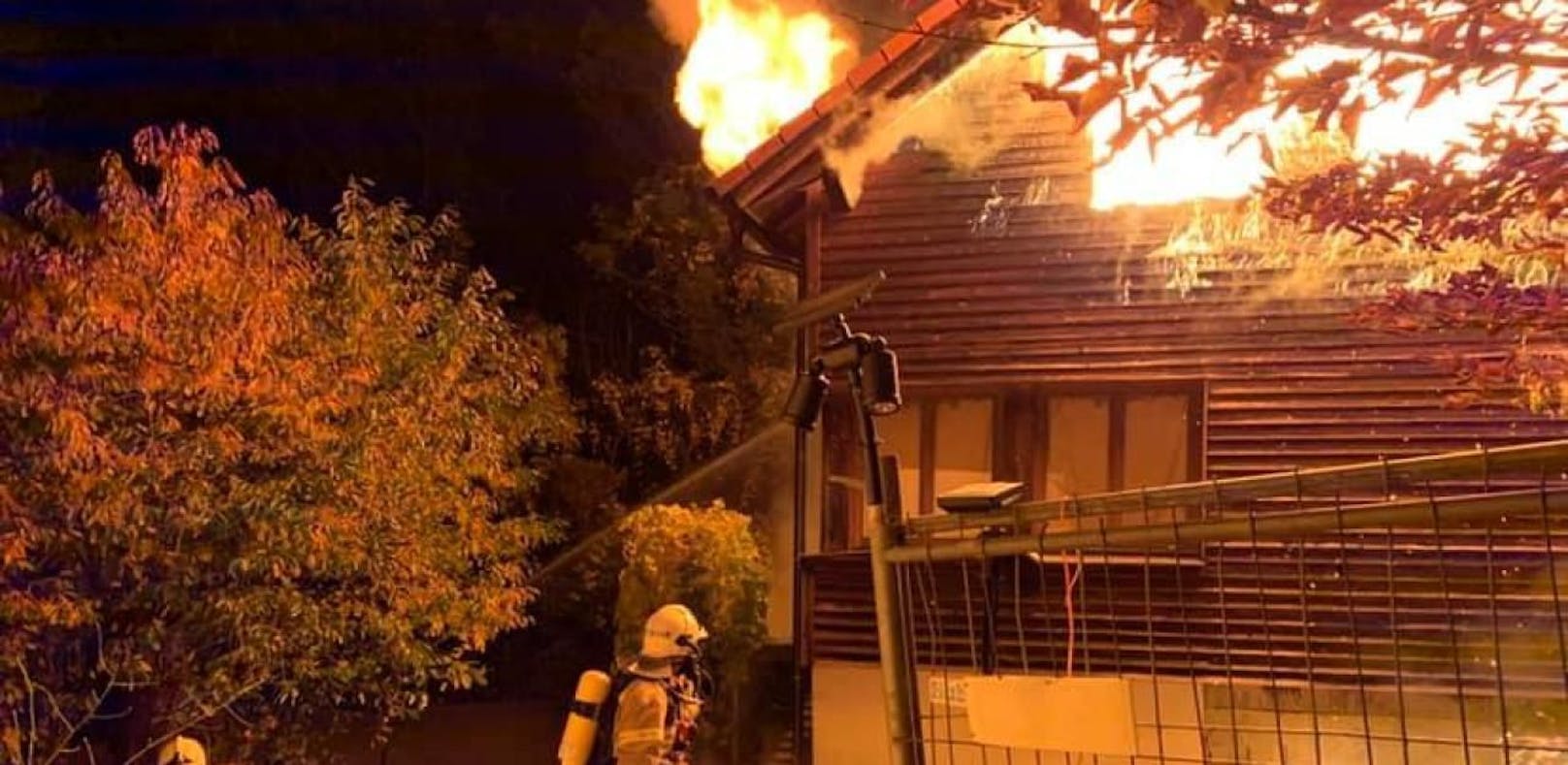 Laab im Walde: Wohnhaus stand in Flammen