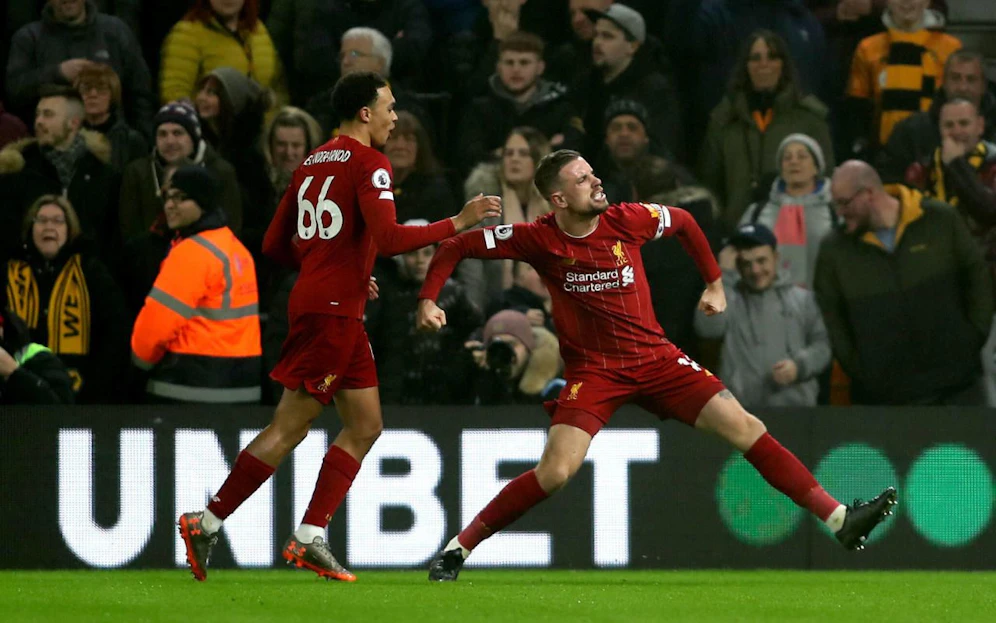 Jubel bei Kapitän Jordan Henderson. 