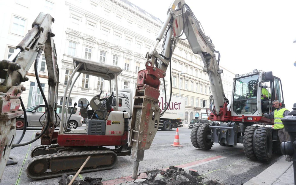 Getreidemarkt: Im Sommer 2018 wäre diese Baustelle nicht möglich.