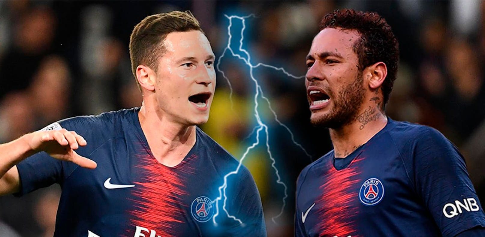 Krach bei Paris St.-Germain! Neymar gegen Julian Draxler