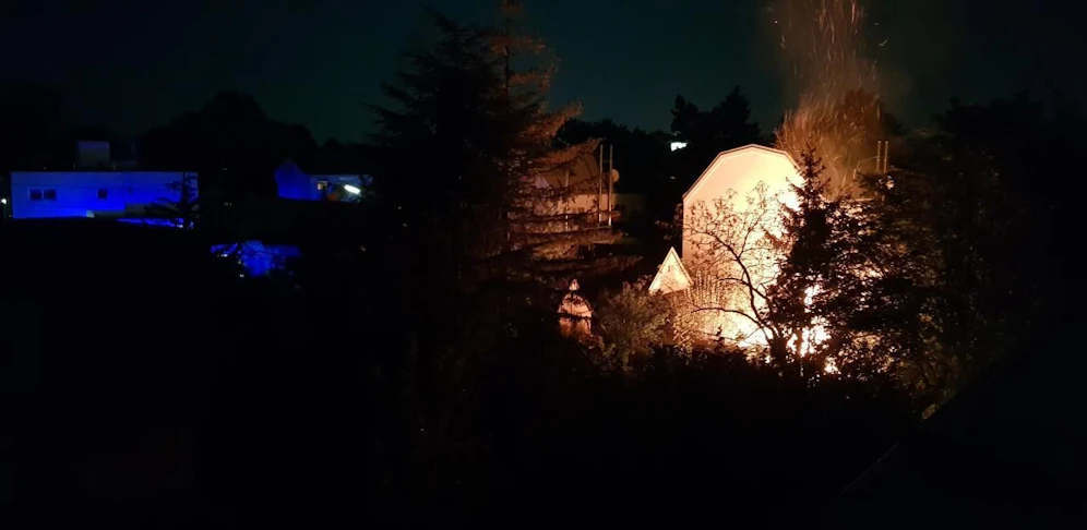 Nächtlicher Feuerwehr-Einsatz in Wien-Donaustadt
