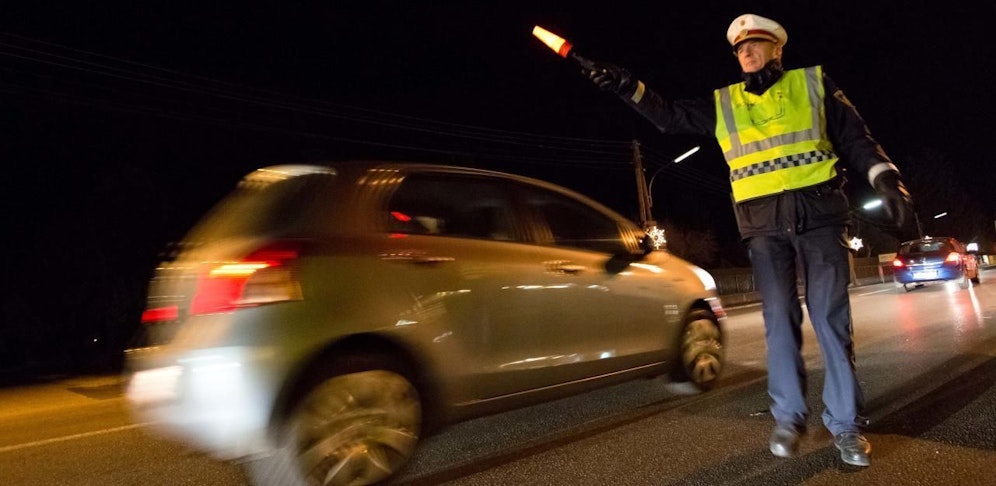 Schwerpunktkontrolle der Polizei in Niederösterreich.