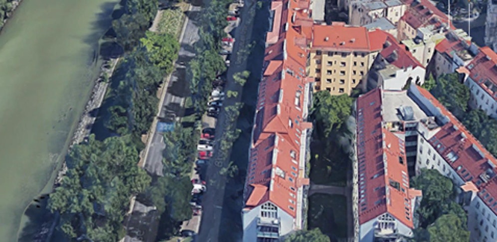 Die Radlerin prallte am Gehsteig nahe der Brigittenauer Lände in das Kind.