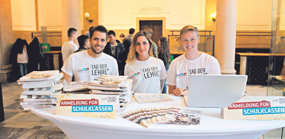 Die Wiener Lehrberufsmesse lockt Tausende Besucher an.