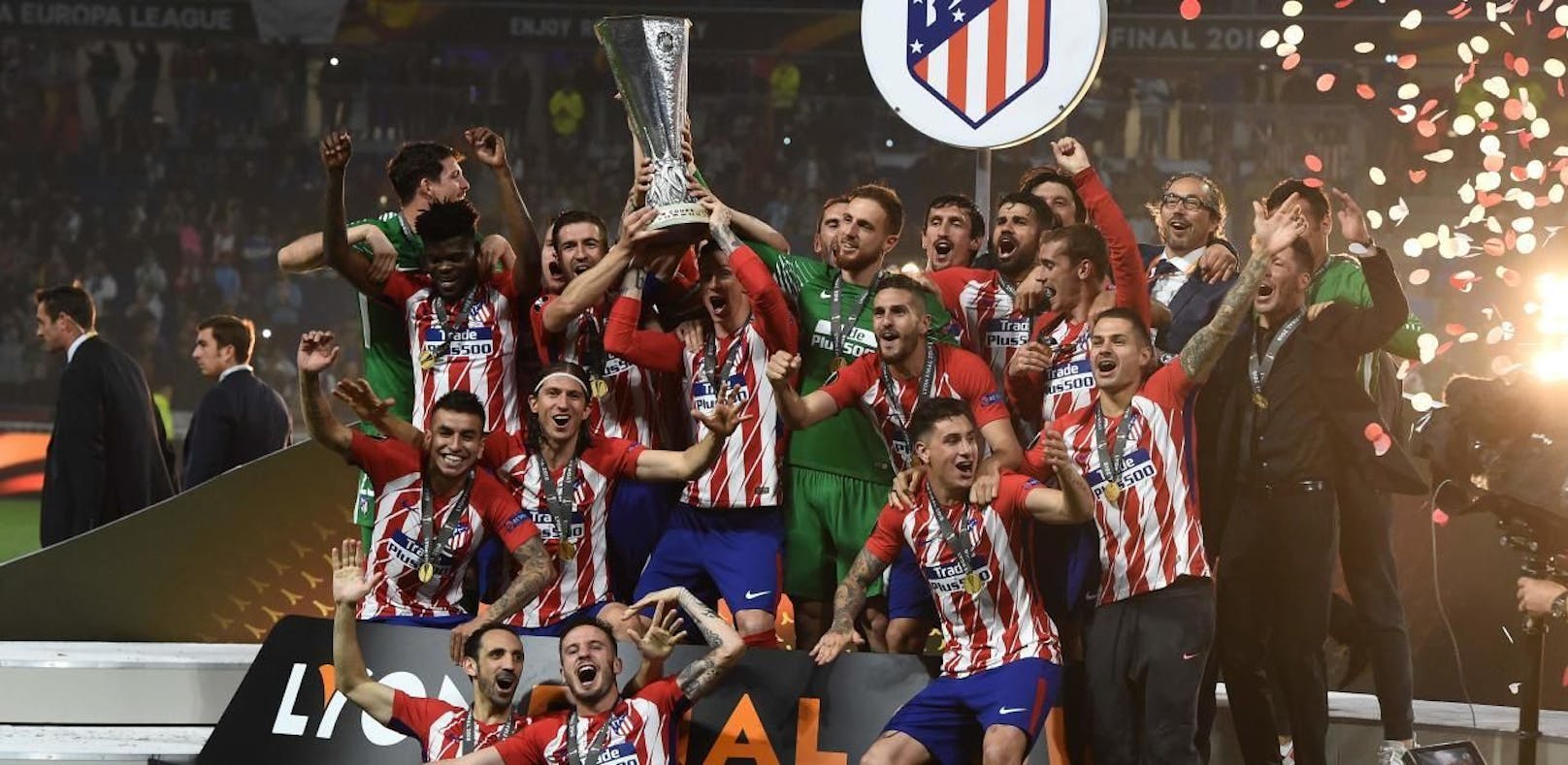 Atletico Madrid jubelt über Sieg in der Europa League