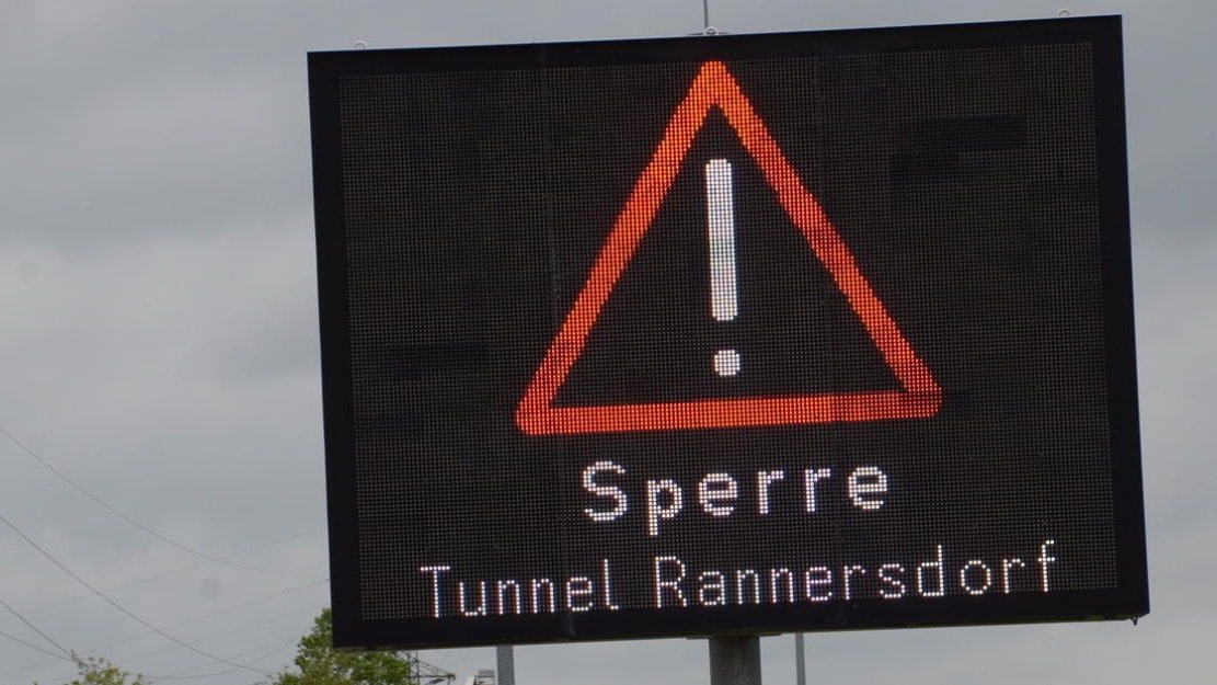 Heute.at - S1 – Nachtsperren der Tunnel Vösendorf und Rannersdorf