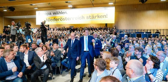 Lukas Mandl und Othmar Karas.