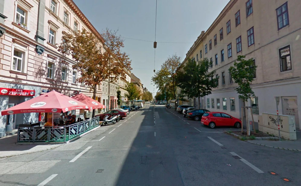 Blick in die Steinbauergasse in Wien-Meidling. Symbolbild
