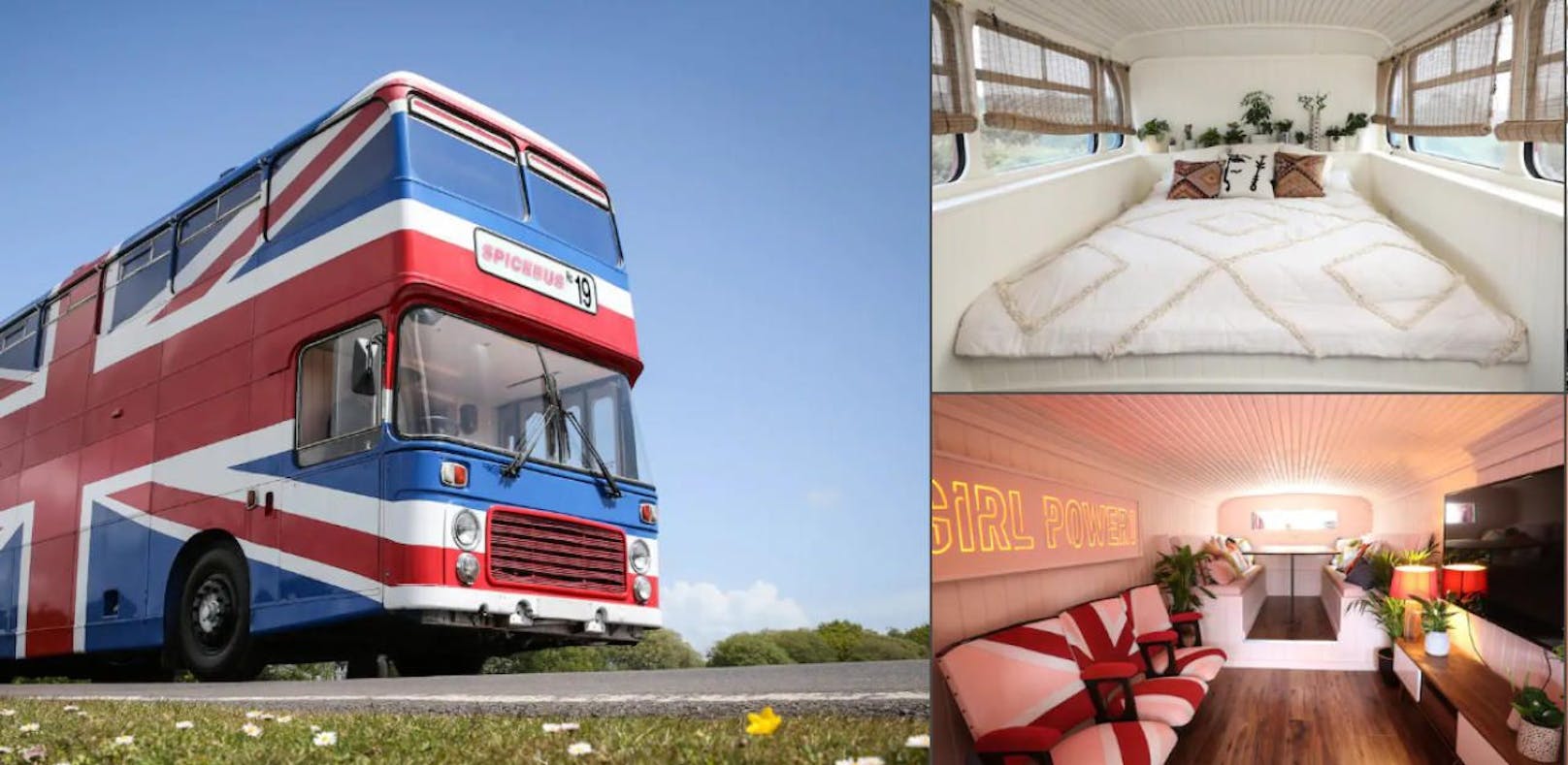 Der originale Spice-Girls-Bus wird zum Airbnb.