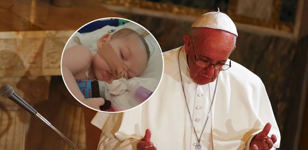 Papst Franziskus äußerte sich in einer Aussendung zu dem Fall Charlie Gard.